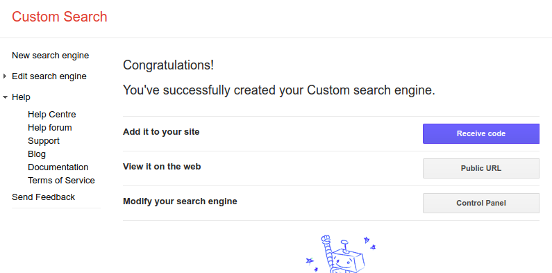 add google search to website