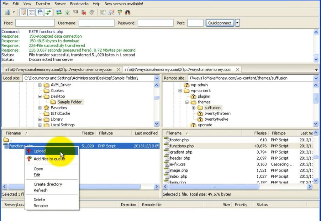 wordpress login not working