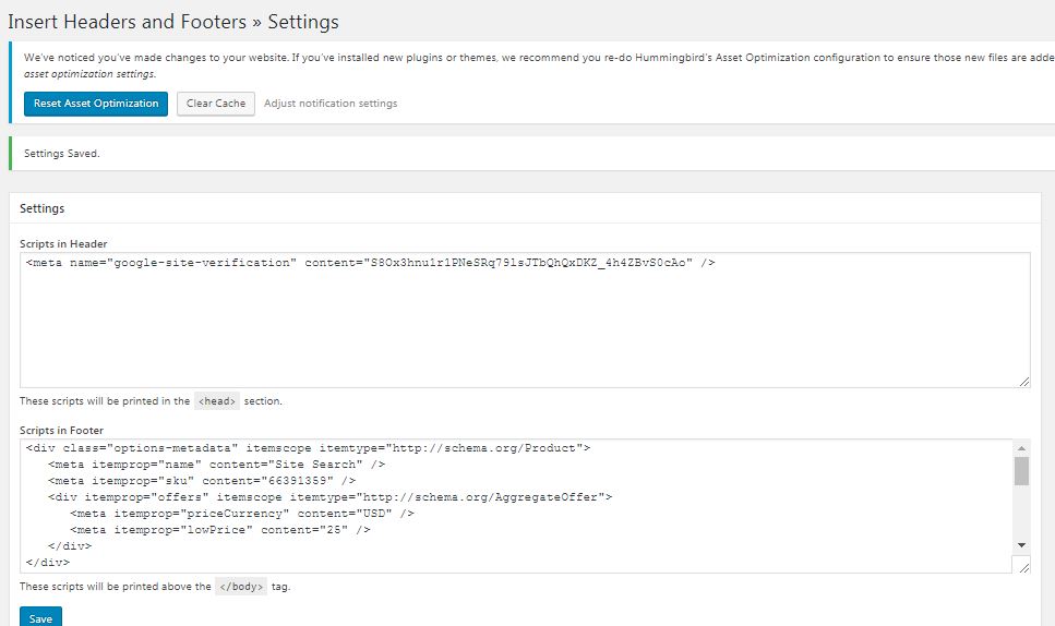 wordpress google search console