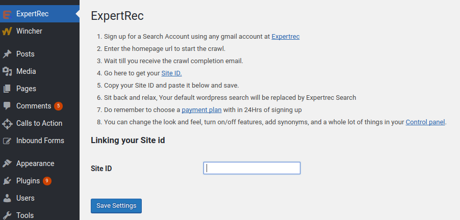 wordpress custom search form