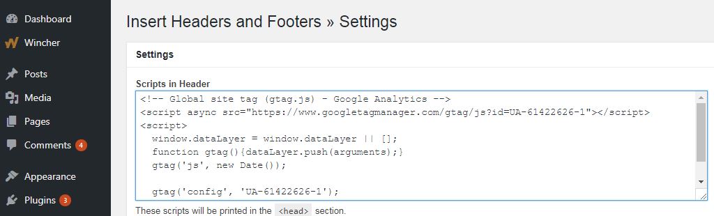add google analytics to wordpress