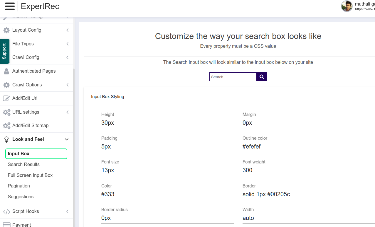wordpress search form
