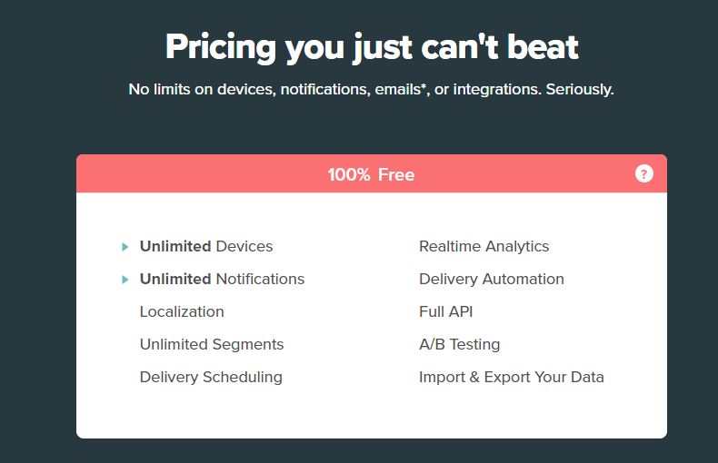 push notification wordpress