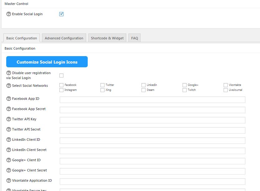 add social login in wordpress