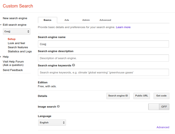 google custom search google analytics