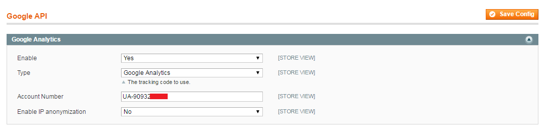 add Google analytics to magento