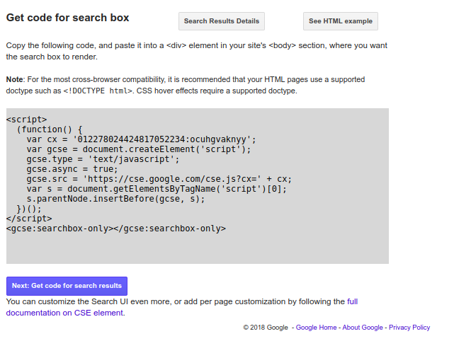 How to disable/remove google branding in google custom search CSE