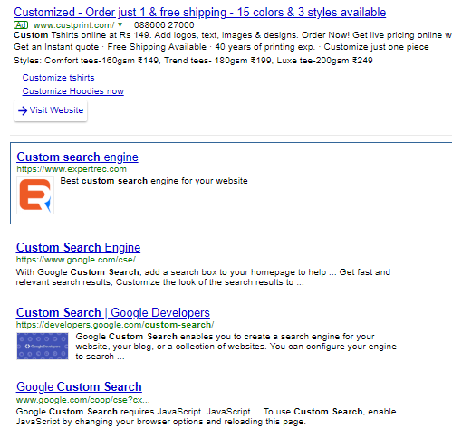 How to improve google custom search