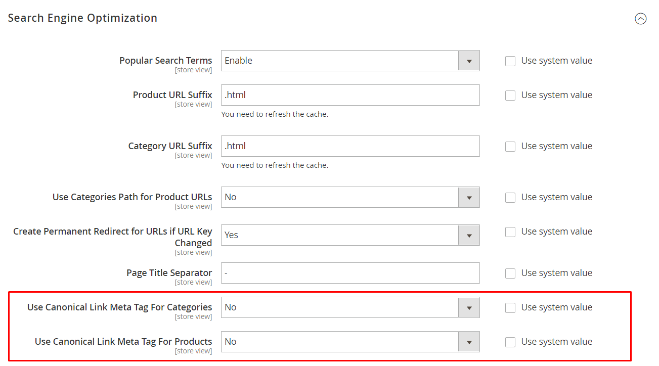 How to add canonical URL in magento 2