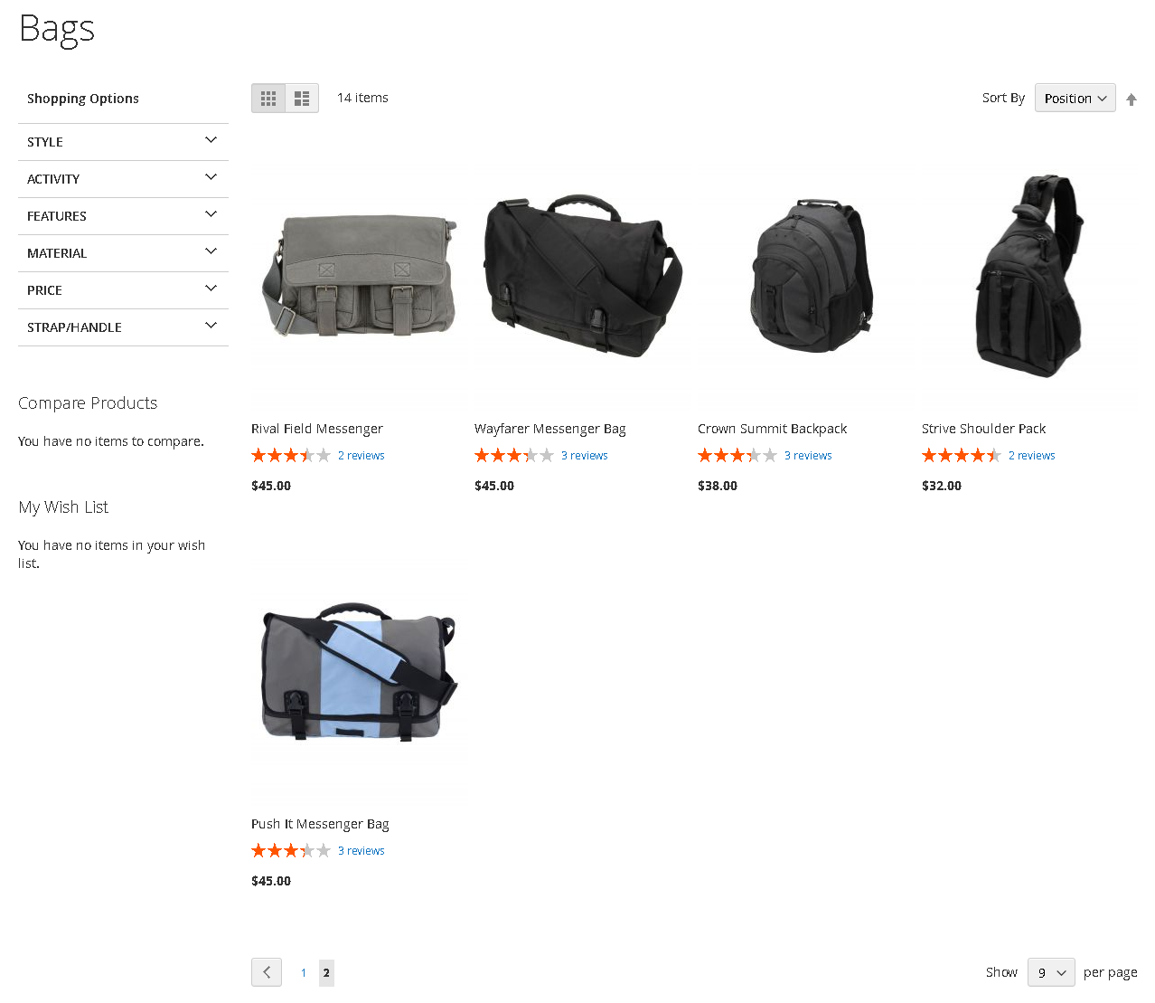 How to set magento 2 pagination limit