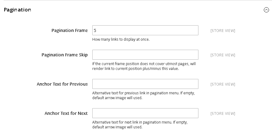 How to set magento 2 pagination limit