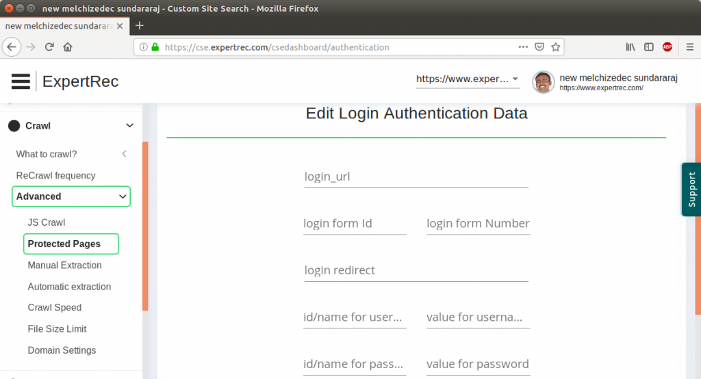 Advance Protected Pages 