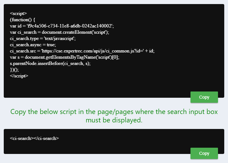 squarespace custom search engine