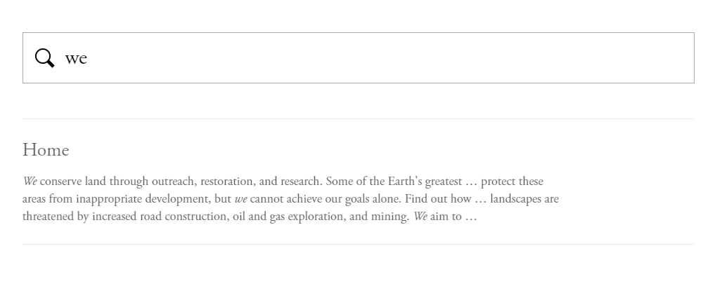 squarespace search bar