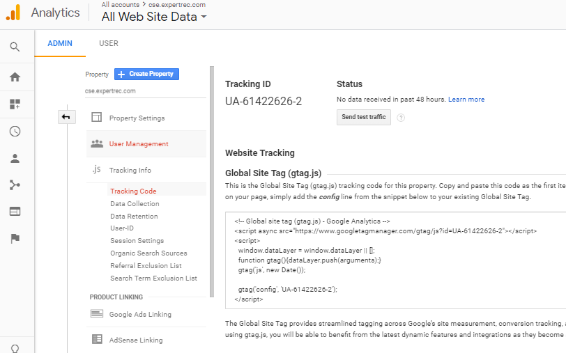 how to add google analytics to magento 2