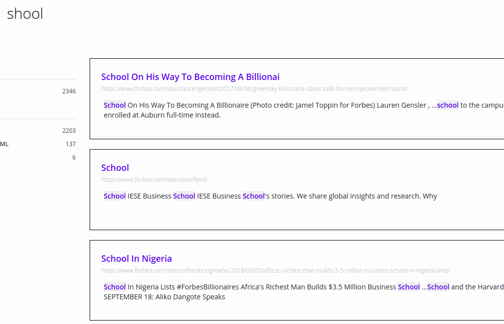 fuzzy search meaning