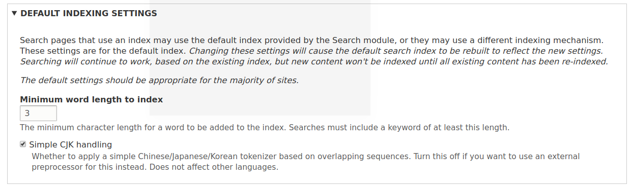 drupal search not working