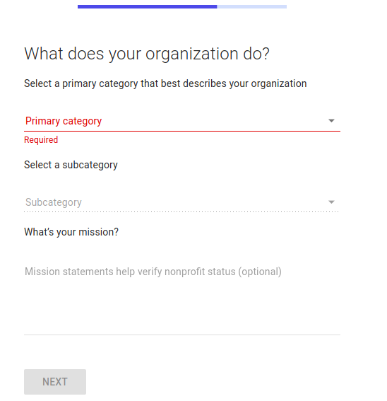 google custom search non profits