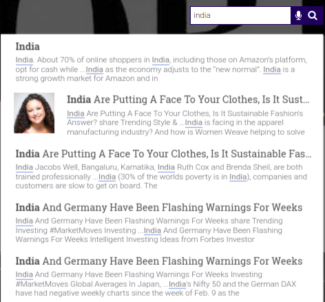 How to build a custom news search engine