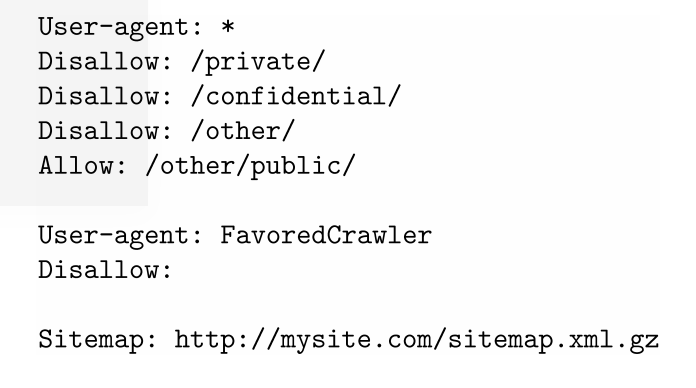 Handing Robots.txt webcrawler search engine