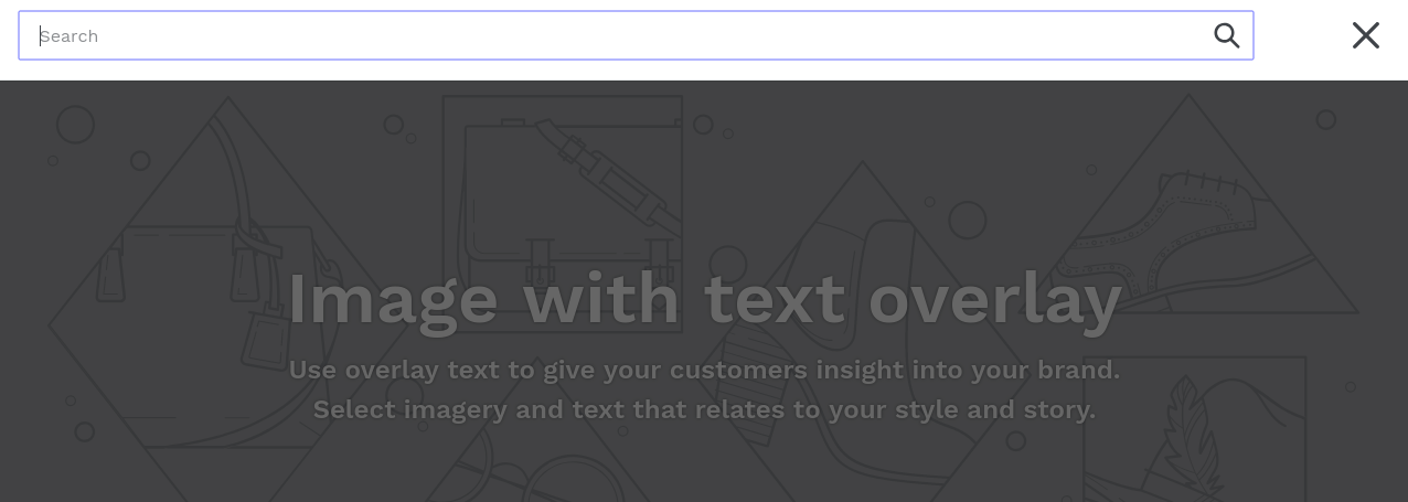 reduce shopify search bar width
