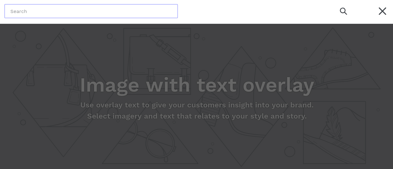 reduce shopify search bar width
