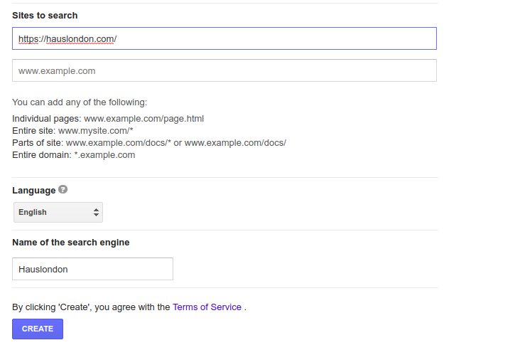 add google custom search to shopify