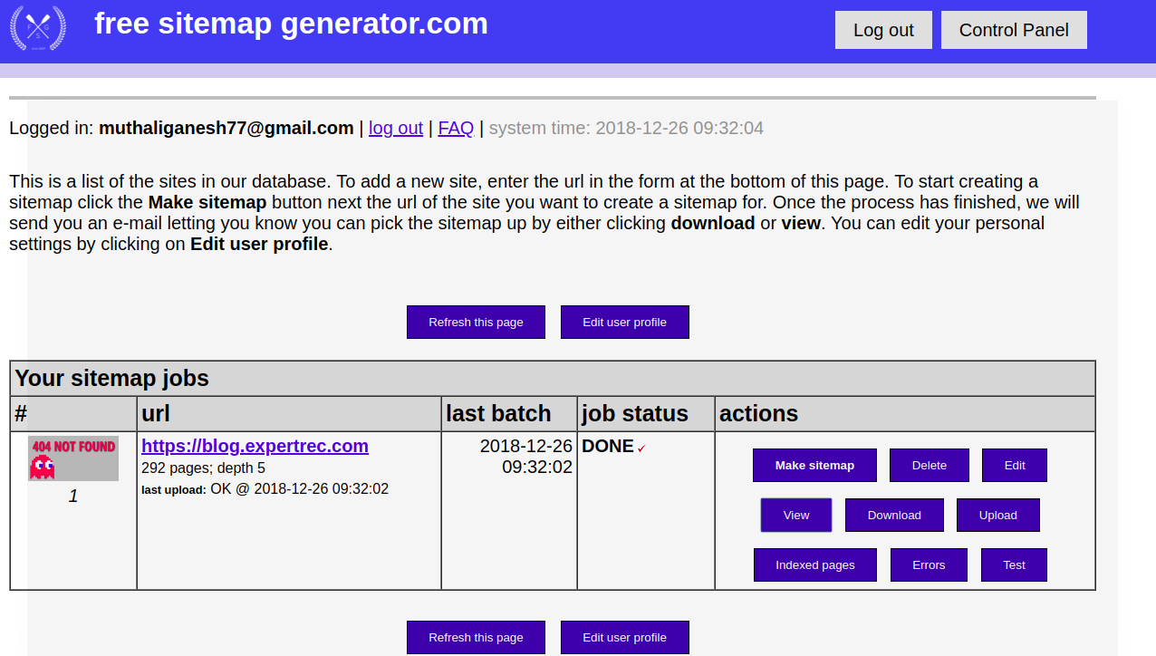 free shopify sitemap