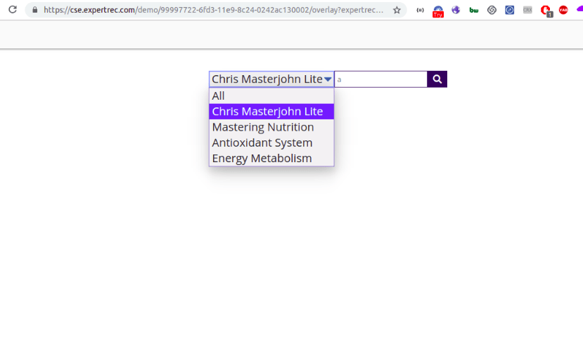 How to add a filter to your search autocomplete bar 