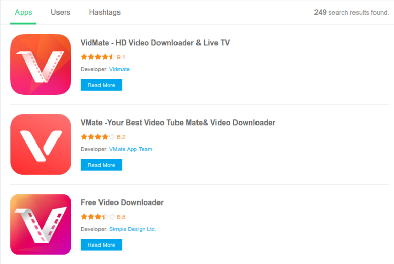 vidmate voice search app