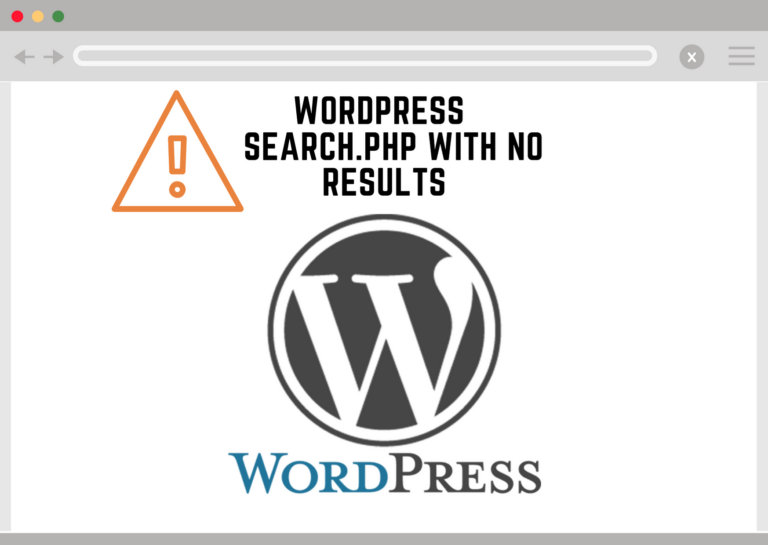 WordPress Search.php with No Results