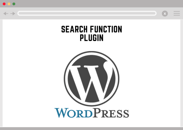 Wordpress Search Function Plugin