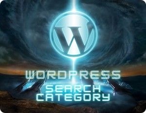 Wordpress search category