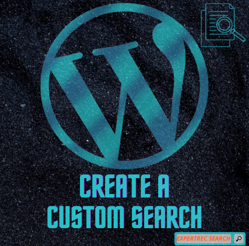 How to create a wordpress custom search
