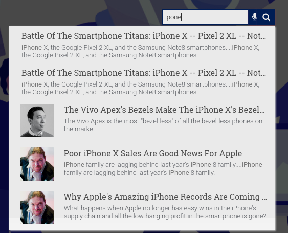 Spell correct wordpress search