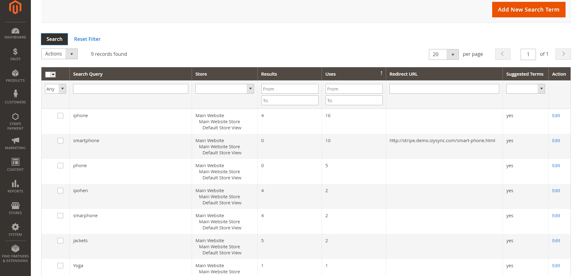Magento 2 search settings guide