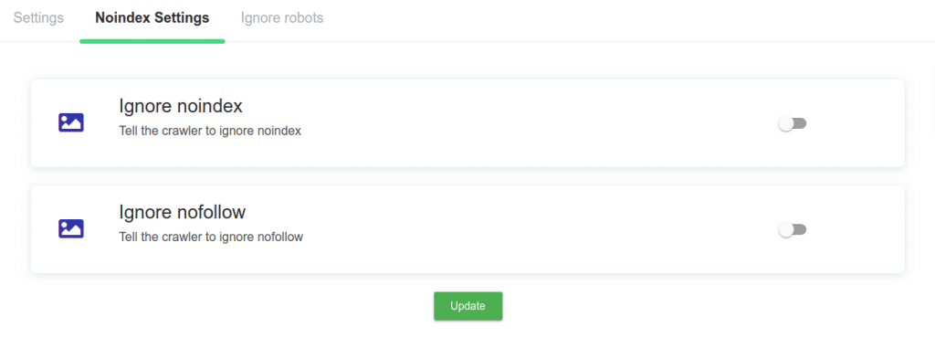 Domain settings custom search