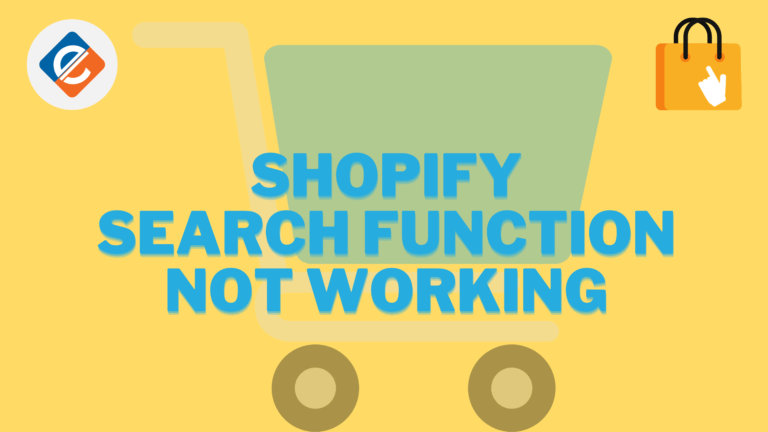 Shopify Search Function not Working