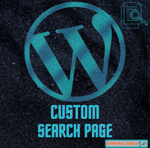 Custom Search Page Wordpress Plugin