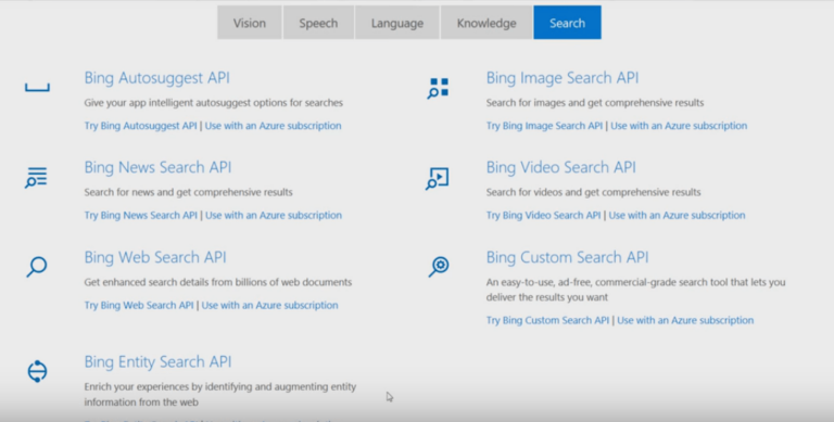 bing site search