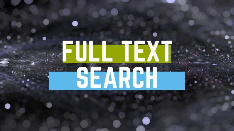 full text search
