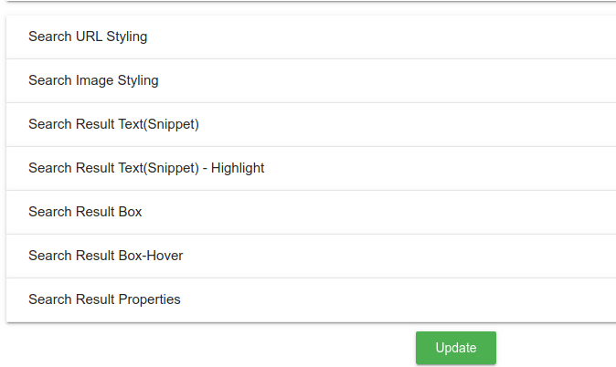Wordpress Search settings