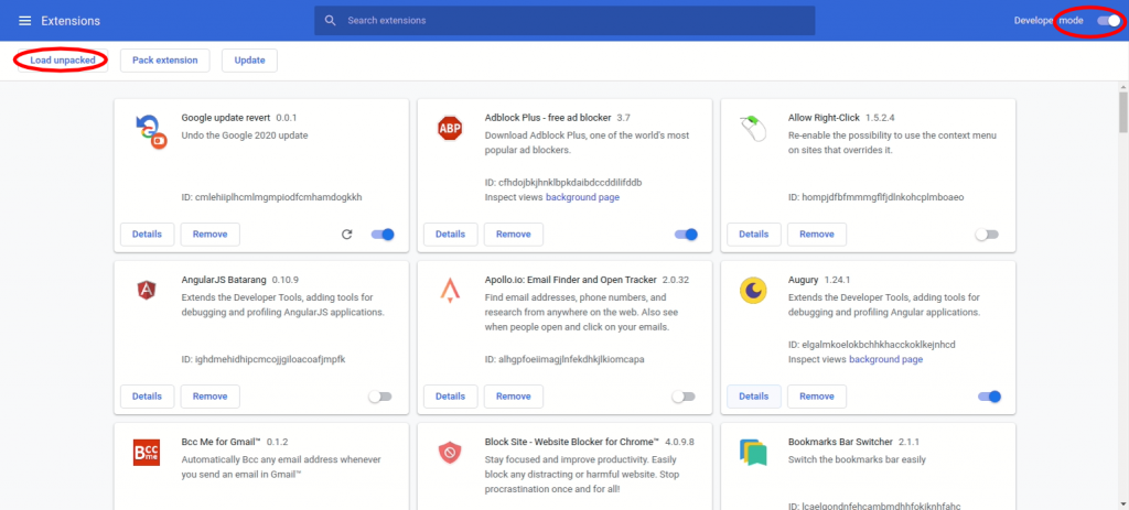Google UI update revert January 2020