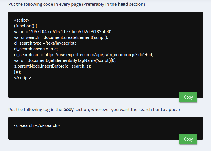 wordpress search bar