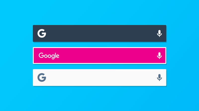 custom search widget