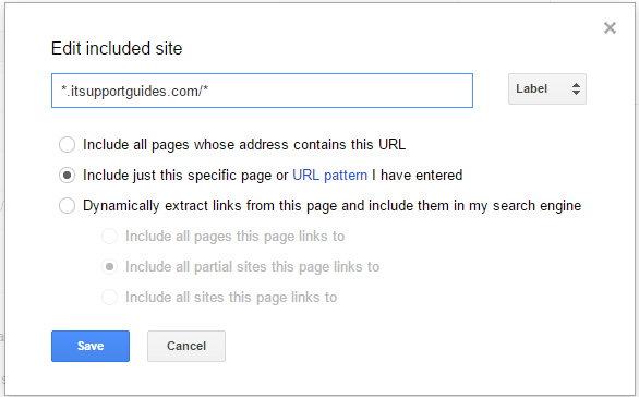 google custom search not showing all results