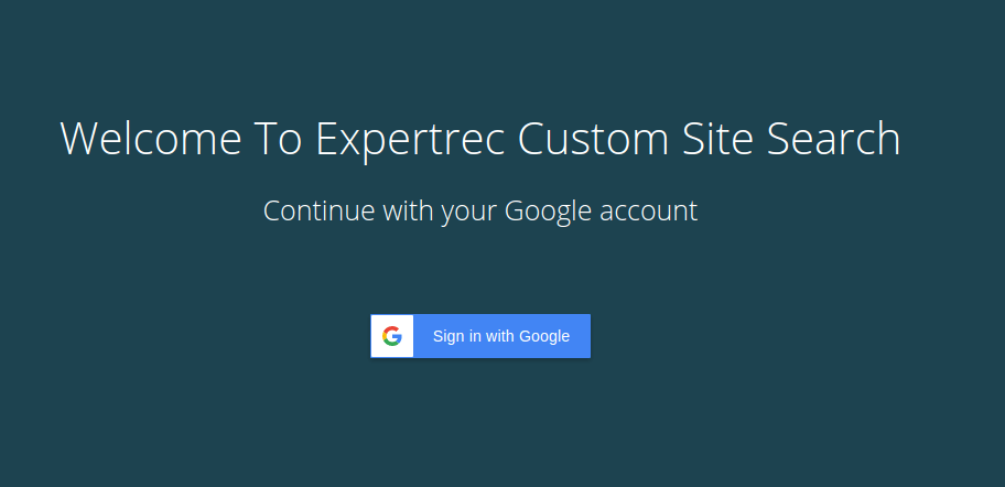 sign up as new user for ExpertRec