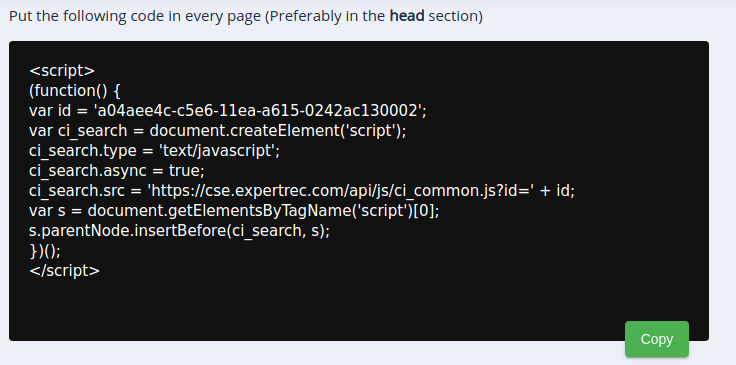 Shopwired site search code