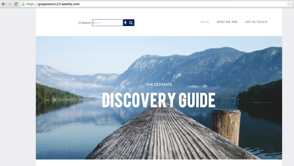 Experterc integration with Weebly website