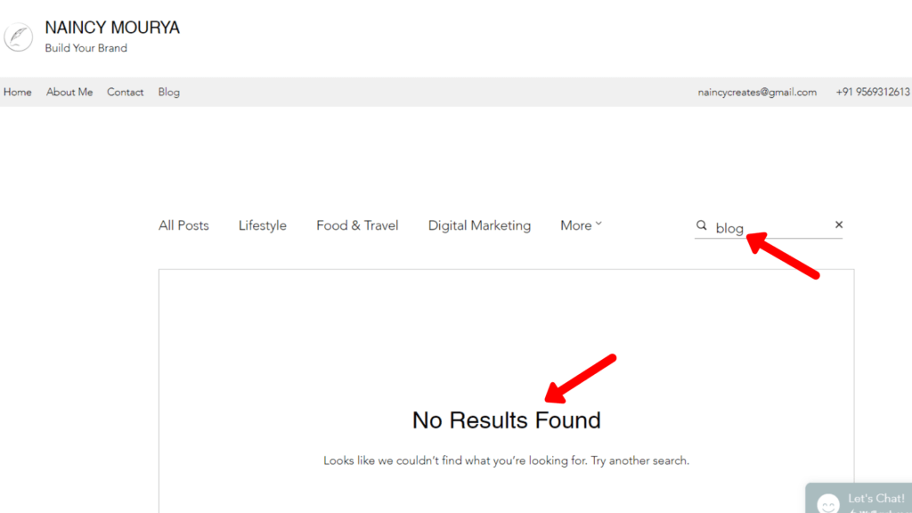 Fix wix search using Expertrec custom search engine